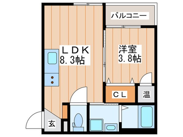 グランコート桜園の物件間取画像